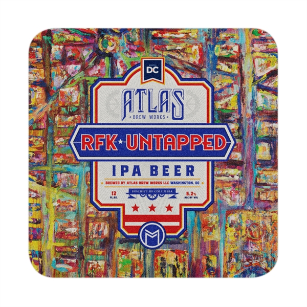 80 PT 3.5" Square Coasters - 80 PT 3.5" Square Coasters - Image 2 of 6