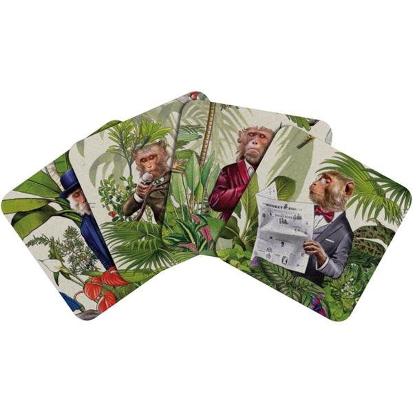 80 PT 3.5" Square Coasters - 80 PT 3.5" Square Coasters - Image 6 of 6