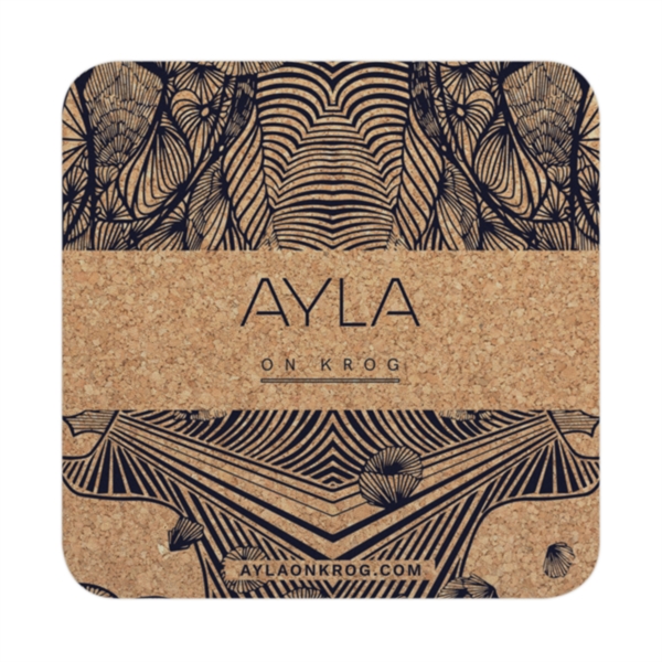 80 PT 3.5" Square Coasters - 80 PT 3.5" Square Coasters - Image 3 of 6