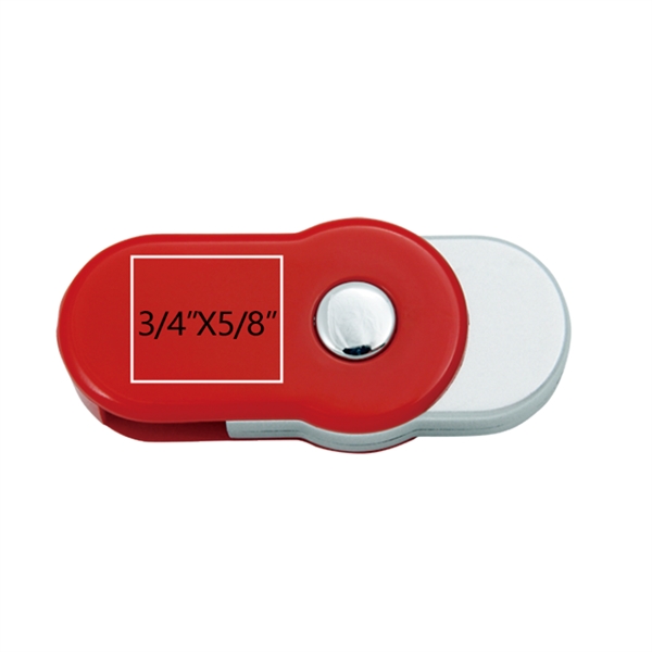 Winfield Rounded Red Swivel USB Flash Drive - Winfield Rounded Red Swivel USB Flash Drive - Image 3 of 3