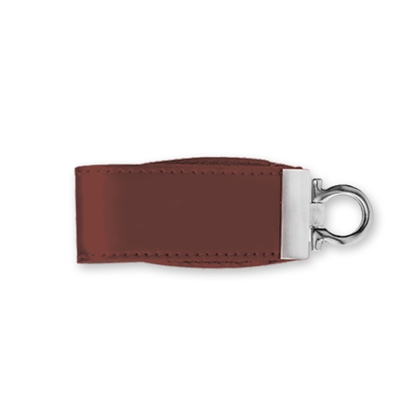 Nelson Leather Flip Cover USB Flash Drive - Nelson Leather Flip Cover USB Flash Drive - Image 3 of 8
