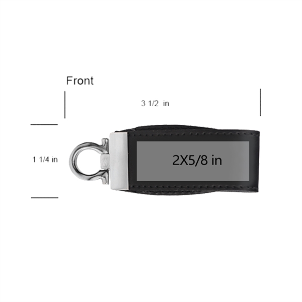Nelson Leather Flip Cover USB Flash Drive - Nelson Leather Flip Cover USB Flash Drive - Image 7 of 8