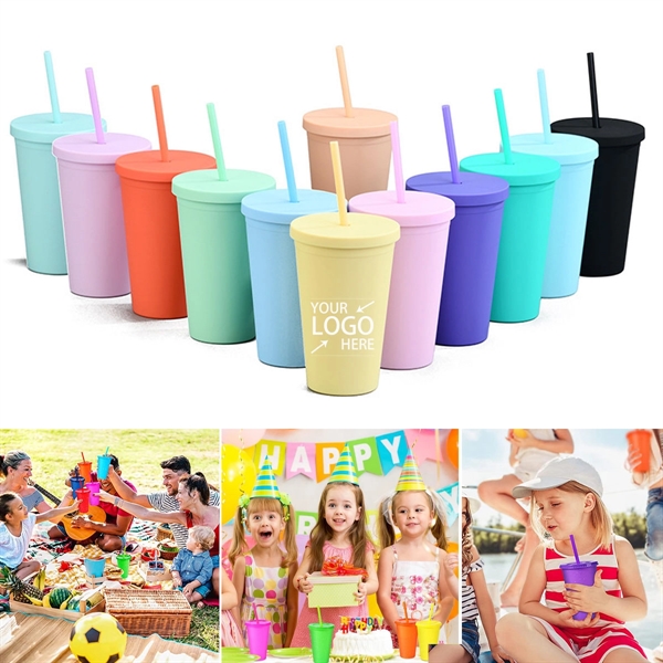 16Oz Colorful Party Drinking Cup - 16Oz Colorful Party Drinking Cup - Image 0 of 16