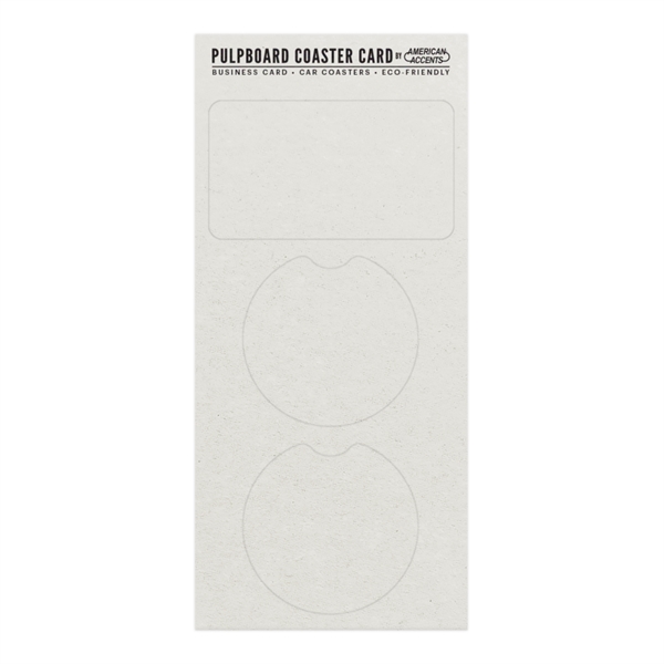 Car Coaster Card Pulpboard 35 pt - Car Coaster Card Pulpboard 35 pt - Image 1 of 2