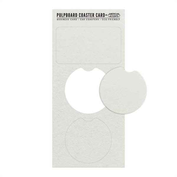 Car Coaster Card Pulpboard 35 pt - Car Coaster Card Pulpboard 35 pt - Image 2 of 2