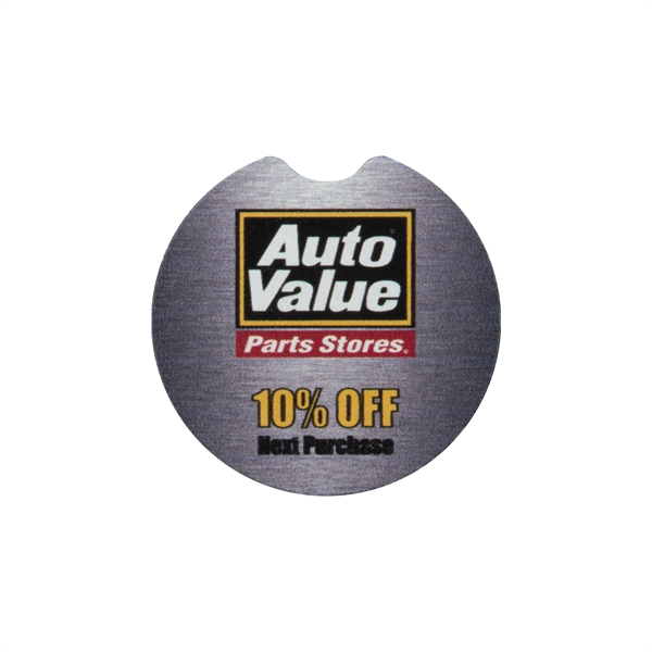 80pt Car Coaster Pulpboard - 80pt Car Coaster Pulpboard - Image 1 of 2