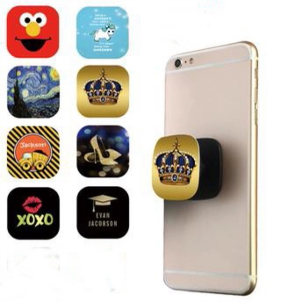 Square Finger Phone Grip Holder - Square Finger Phone Grip Holder - Image 0 of 6