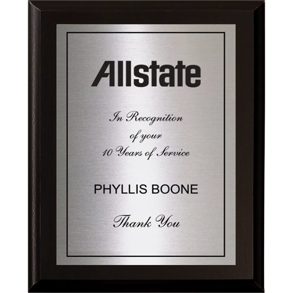 Black Matte Plaque w/ Choice of Single Engraved Plate - Black Matte Plaque w/ Choice of Single Engraved Plate - Image 8 of 13