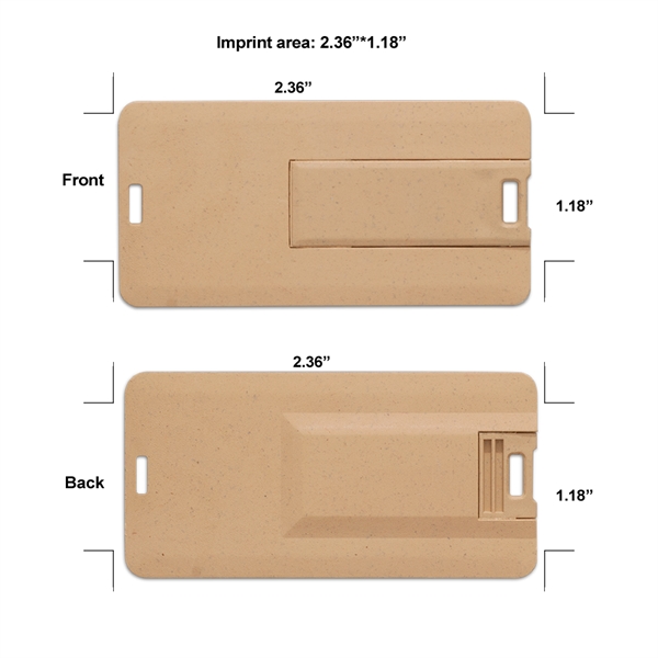 Franklin Eco-Friendly Mini Swivel Card USB - Franklin Eco-Friendly Mini Swivel Card USB - Image 7 of 7