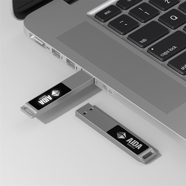 Buena Park Light-Up USB Flash Drive - Buena Park Light-Up USB Flash Drive - Image 2 of 6