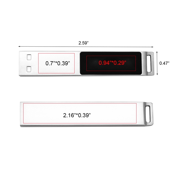 Buena Park Light-Up USB Flash Drive - Buena Park Light-Up USB Flash Drive - Image 6 of 6