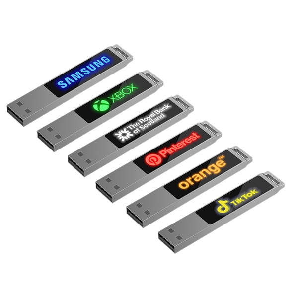 North Center Light-Up USB Flash Drive - North Center Light-Up USB Flash Drive - Image 3 of 11