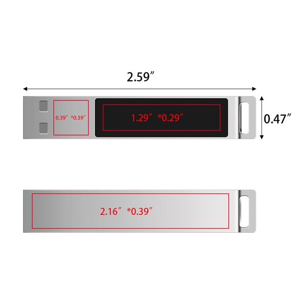 North Center Light-Up USB Flash Drive - North Center Light-Up USB Flash Drive - Image 10 of 11
