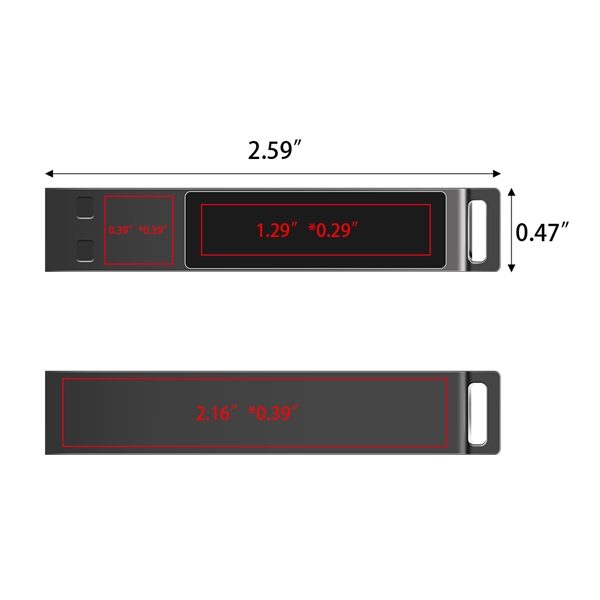 North Center Light-Up USB Flash Drive - North Center Light-Up USB Flash Drive - Image 11 of 11