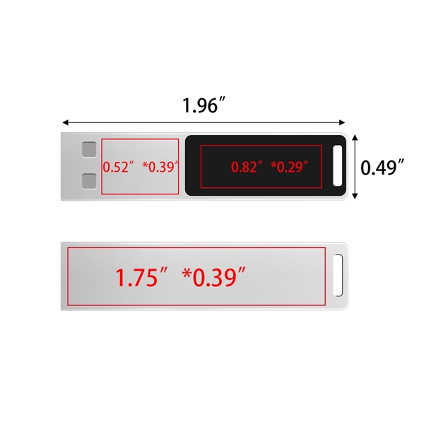 Sauganash Light-Up USB Flash Drive - Sauganash Light-Up USB Flash Drive - Image 7 of 7