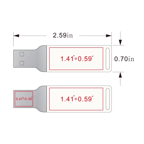 Archer Heights Light-Up USB Flash Drive - Archer Heights Light-Up USB Flash Drive - Image 5 of 5