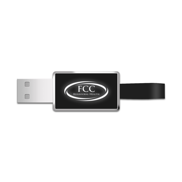 Ashburn Light-Up USB with Silicone Loop - Ashburn Light-Up USB with Silicone Loop - Image 2 of 7