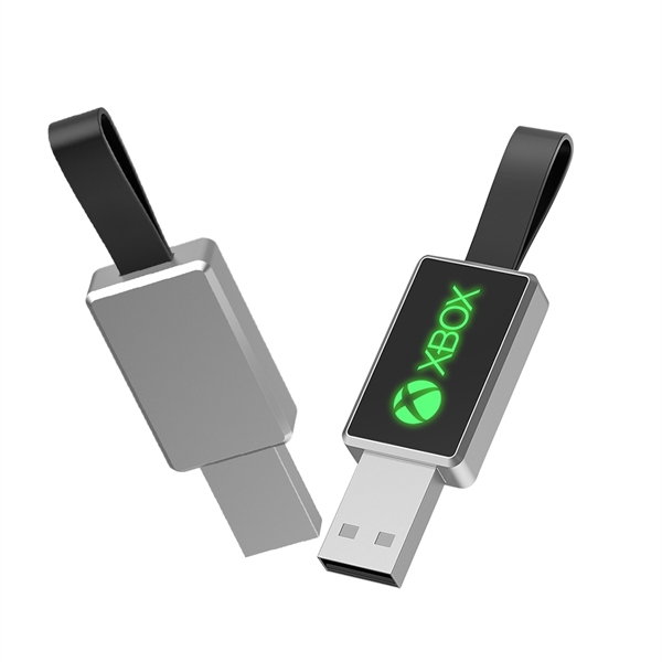 Ashburn Light-Up USB with Silicone Loop - Ashburn Light-Up USB with Silicone Loop - Image 4 of 7