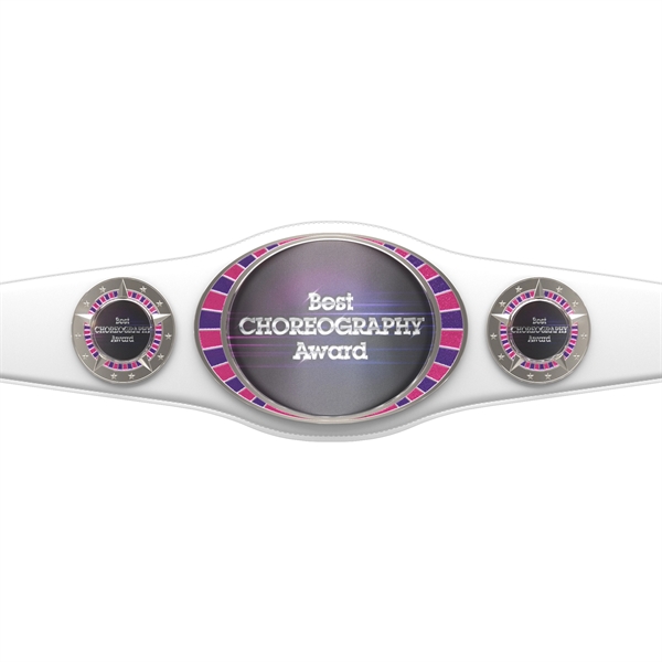 Express Vibraprint White Juniors Championship Belt - Express Vibraprint White Juniors Championship Belt - Image 9 of 24