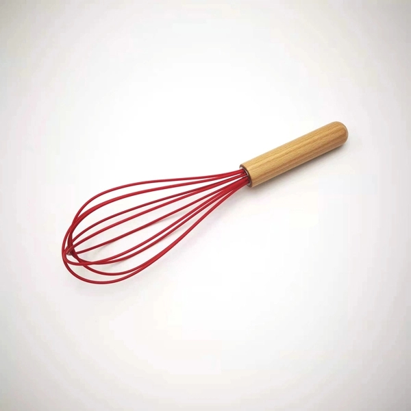 Silicone Whisk with Wood Handle - Silicone Whisk with Wood Handle - Image 1 of 1