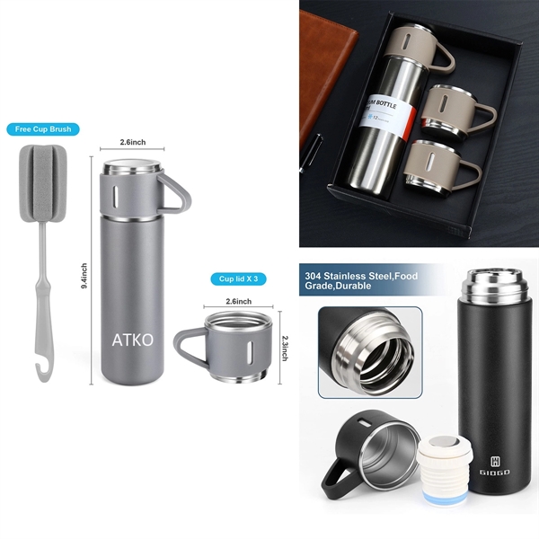 16 Oz Stainless Steel Vacuum Insulated Mug With Gift Boxes - 16 Oz Stainless Steel Vacuum Insulated Mug With Gift Boxes - Image 0 of 10