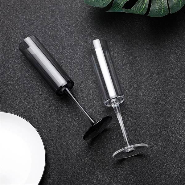 Plastic Champagne Flute Acrylic Glass Sturdy - Plastic Champagne Flute Acrylic Glass Sturdy - Image 2 of 7