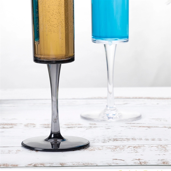 Plastic Champagne Flute Acrylic Glass Sturdy - Plastic Champagne Flute Acrylic Glass Sturdy - Image 4 of 7