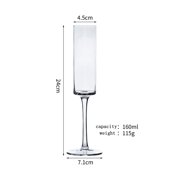 Champagne Flute Crystal Glass Custom Logo - Champagne Flute Crystal Glass Custom Logo - Image 3 of 3