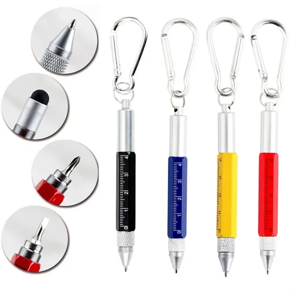 Multifunctional Aluminum Ballpoint Pen with Screwdriver - Multifunctional Aluminum Ballpoint Pen with Screwdriver - Image 1 of 1