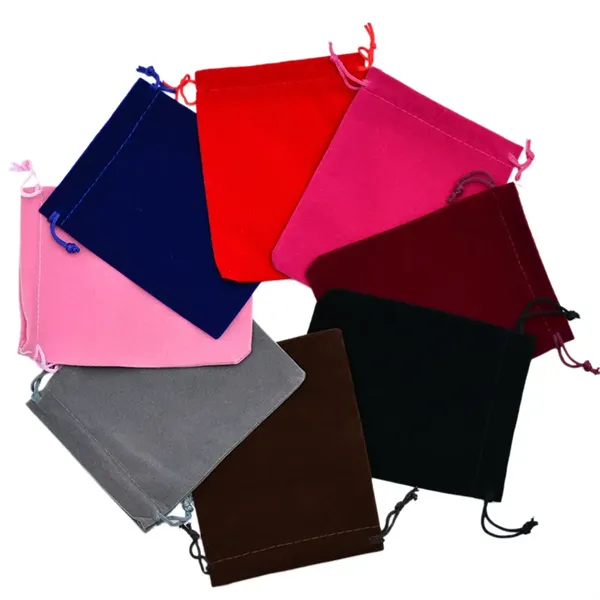 Velvet Drawstring Gift Bag - Velvet Drawstring Gift Bag - Image 0 of 1