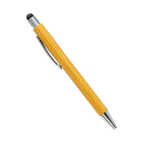 Eco-friendly Bamboo Pen with Stylus - Eco-friendly Bamboo Pen with Stylus - Image 0 of 3