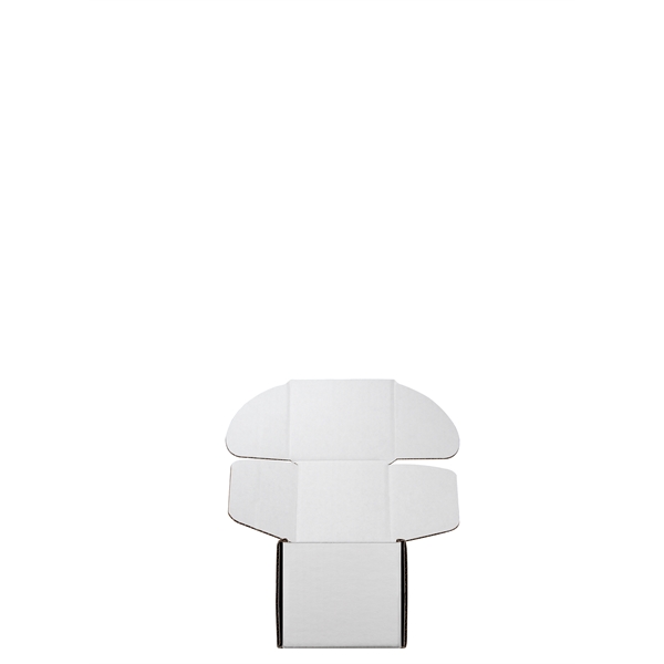 Mailing Box, B-Flute 4" x 4" x 4" - White - B - 064 sq in - Mailing Box, B-Flute 4" x 4" x 4" - White - B - 064 sq in - Image 4 of 7
