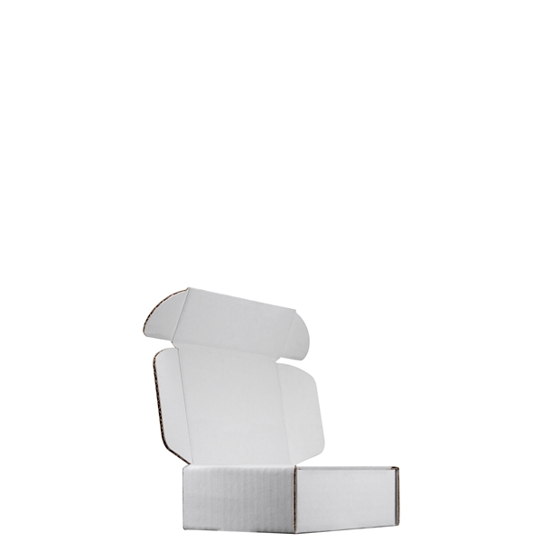 Mailing Box, B-Flute 6" x 4" x 2" - White - A - 048 sq in - Mailing Box, B-Flute 6" x 4" x 2" - White - A - 048 sq in - Image 5 of 7