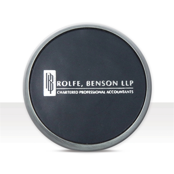 Classic Printed Leather Coaster