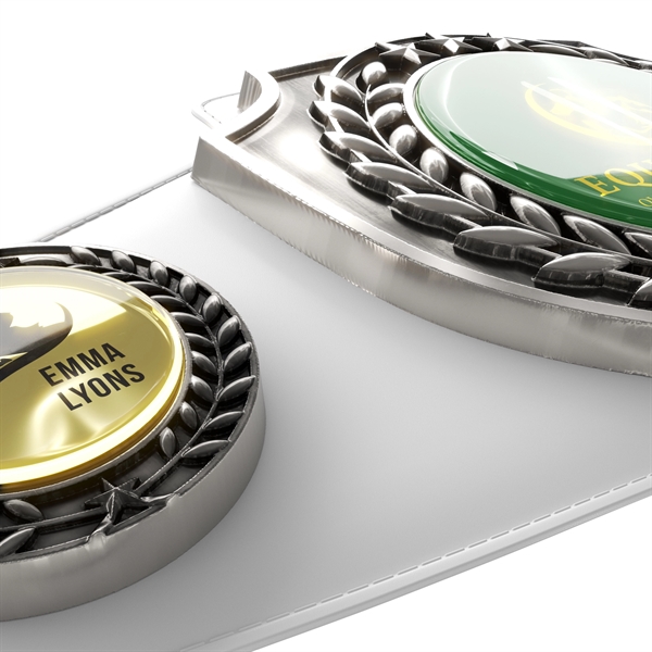 Vibraprint® Antique Silver Championship Shield Award Belt - Vibraprint® Antique Silver Championship Shield Award Belt - Image 13 of 24