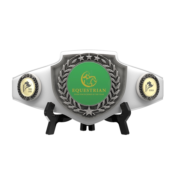 Vibraprint® Antique Silver Championship Shield Award Belt - Vibraprint® Antique Silver Championship Shield Award Belt - Image 17 of 24