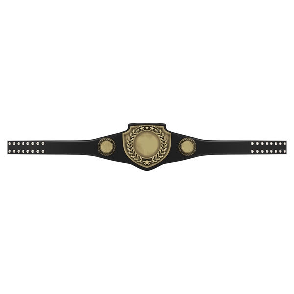 Vibraprint® Bright Gold Championship Shield Award Belt - Vibraprint® Bright Gold Championship Shield Award Belt - Image 16 of 24