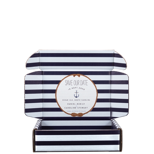 Mailing Box, B-Flute 7" x 5" x 2" - White - B - 070 sq in - Mailing Box, B-Flute 7" x 5" x 2" - White - B - 070 sq in - Image 0 of 7