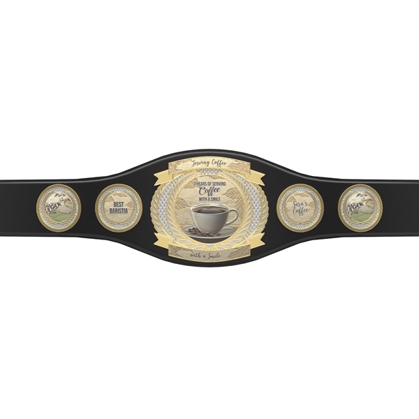 Express Vibraprint® Perpetual Champion Award Belt- Round - Express Vibraprint® Perpetual Champion Award Belt- Round - Image 1 of 16