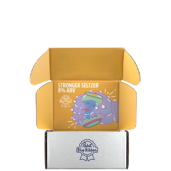 Mailing Box, B-Flute 8" x 6" x 4" - White - C - 192 sq in - Mailing Box, B-Flute 8" x 6" x 4" - White - C - 192 sq in - Image 0 of 7