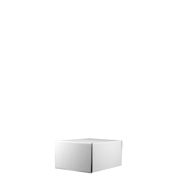 Mailing Box, B-Flute 8" x 6" x 4" - White - C - 192 sq in - Mailing Box, B-Flute 8" x 6" x 4" - White - C - 192 sq in - Image 7 of 7