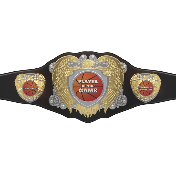 Express Vibraprint® Legion Award Belt w/ Black Leather - Express Vibraprint® Legion Award Belt w/ Black Leather - Image 1 of 29