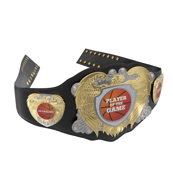 Express Vibraprint® Legion Award Belt w/ Black Leather - Express Vibraprint® Legion Award Belt w/ Black Leather - Image 2 of 29