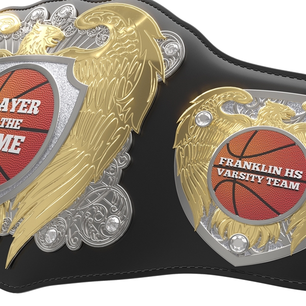 Express Vibraprint® Legion Award Belt w/ Black Leather - Express Vibraprint® Legion Award Belt w/ Black Leather - Image 4 of 29