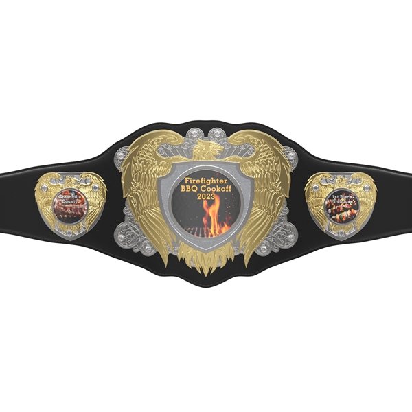 Express Vibraprint® Legion Award Belt w/ Black Leather - Express Vibraprint® Legion Award Belt w/ Black Leather - Image 11 of 29