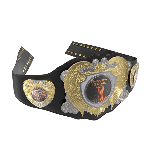 Express Vibraprint® Legion Award Belt w/ Black Leather - Express Vibraprint® Legion Award Belt w/ Black Leather - Image 12 of 29