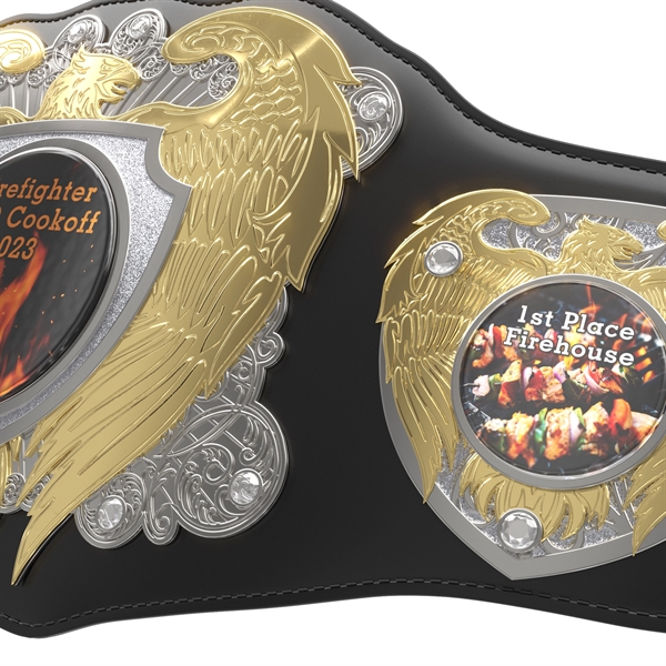 Express Vibraprint® Legion Award Belt w/ Black Leather - Express Vibraprint® Legion Award Belt w/ Black Leather - Image 14 of 29