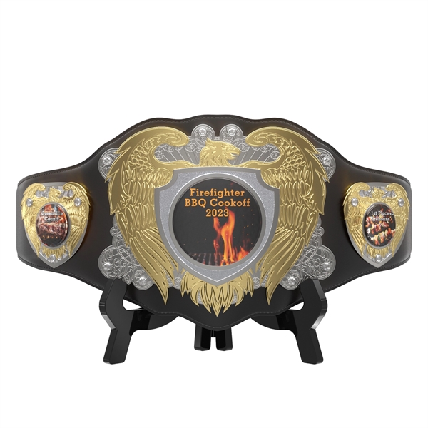 Express Vibraprint® Legion Award Belt w/ Black Leather - Express Vibraprint® Legion Award Belt w/ Black Leather - Image 18 of 29