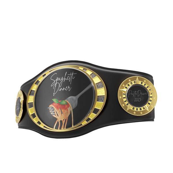 Express Vibraprint Black Juniors Championship Belt - Express Vibraprint Black Juniors Championship Belt - Image 0 of 16