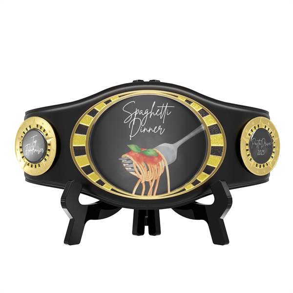 Express Vibraprint Black Juniors Championship Belt - Express Vibraprint Black Juniors Championship Belt - Image 7 of 16